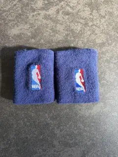 NBA ネイビー リストバンド 2個セットのサムネイル