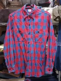 【☀】SUGER CANE（シュガーケーン)ネルシャツ/M