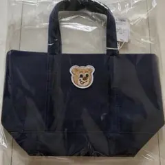 【即発送・新品】オールドテディ　ワッペントートバッグ　L ネイビー