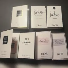 CHANEL Dior 香水 サンプル 7セット