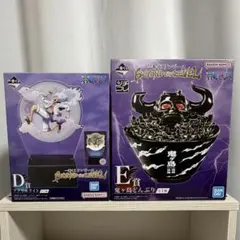ワンピース 一番くじ アクリルライト 鬼ヶ島どんぶり 2点セット
