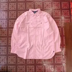 激レア！90s Ralph Lauren ボタンダウンシャツ ピンク XL