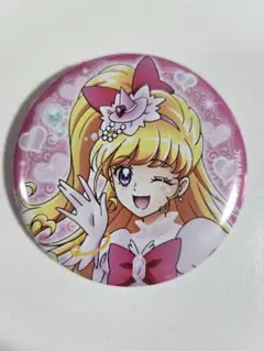 プリキュア カラオケの鉄人 朝日奈みらい キュアミラクル 缶バッジ