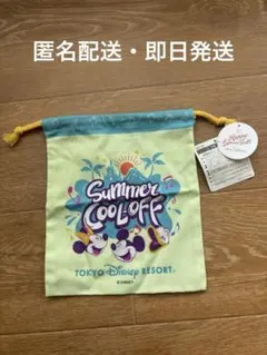 TDR ミセスグリーンアップル　サマークールオフ　きんちゃく