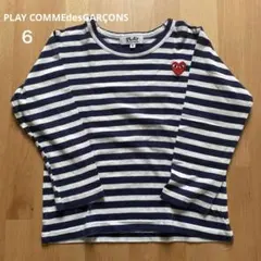 PLAY COMMEdes GARÇONS ボーダーロンT 6