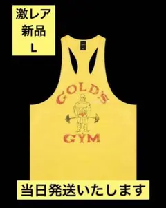 【新品】LyFT GOLD'S Gym Vintage Logo タンクトップLのサムネイル
