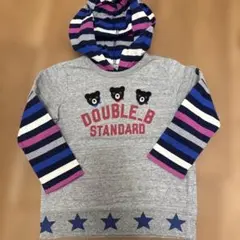 DOUBLE.B フード付きトレーナー 100cm