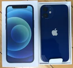 iPhone 12 mini 256gbブルー 本体 充電ケーブル付き
