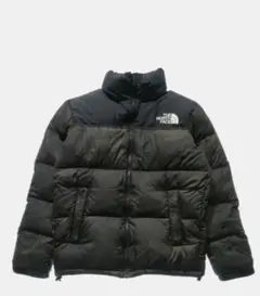 THE NORTH FACE ダウンジャケット ブラック/カモフラージュ