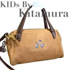 美品 Kitamura2way ミニハンドバッグ ミニショルダー 本革レザー