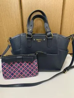 サマンサ　ヴェガ　リボンポーチ付き　2WAY ショルダーバッグ