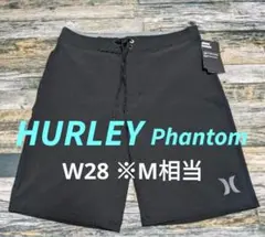 W28/M ハーレー ファントム サーフパンツ 水着 ボードショーツ 黒/無地