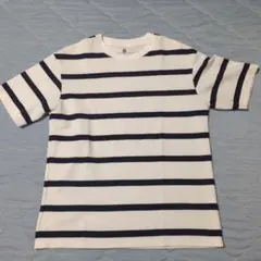 UNIQLO ボーダーTシャツ ホワイト×ネイビー