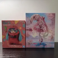 初音ミク 桜ドレスver. & ガンダムコラボフィギュア2種セット
