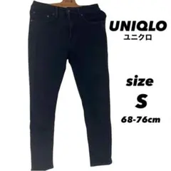 定価4990円　UNIQLO　ユニクロ　黒 スキニーデニム 　パンツ　ズボン