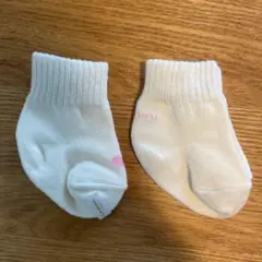 2足入り（1足未使用）コンビミニベビーソックス