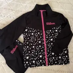 Wilson ジャージ 130サイズ 黒/ピンク