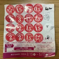 ヤマザキ　春のパンまつり　 2026 応募シール