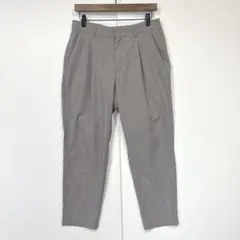 ビューティアンドユース アンクル テーパードパンツ タック スラックス M