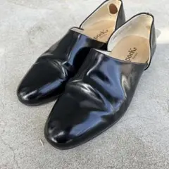 Spock 黒 レザー ドレスシューズのサムネイル
