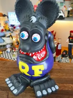 ラットフィンク Rat Fink パープル＆ブラック ガレージグッズ