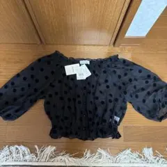 未使用♡ リリーブラウン オフショルショート丈ドット ブラウスのサムネイル