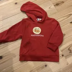 アンパンマン　赤 フード付き トレーナー 95