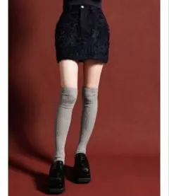 ダーリッチ カットジャガードミニスカート