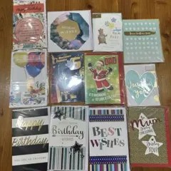 グリーティングカード　セット ポストカード　レターセット　12枚セット