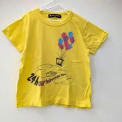 【希少/120】24時間テレビ 32nd チャリTシャツ ピクサー コラボ 黄色のサムネイル