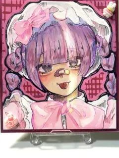 ミニ色紙イラスト