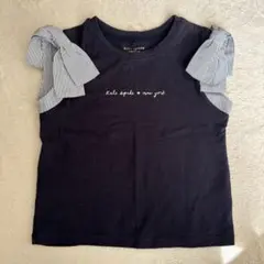 Kate spade NEW YORK Tシャツ ストライプリボン