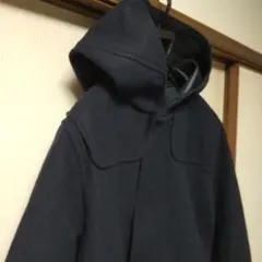 【ギャップ】GAPネイビー ウール フード付き ショートコート Lサイズ
