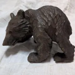 ✨今泉作✨木彫りの熊 木彫のクマ 古道具 アンティーク - メルカリ