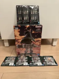 進撃の巨人 一番くじ B賞リヴァイMASTERLISE フィギュア おまけ付