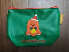 ★にっこりーノ★にっこりーノパーク限定合皮刺繍ポーチ★ノベルティ 大阪限定★のサムネイル