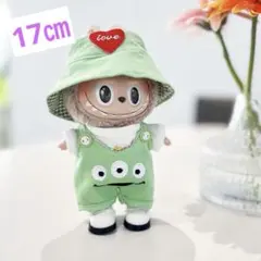 新品 17cm LABUBU ラブブ 着せ替え ハット&オーバーオール ぬい 服のサムネイル