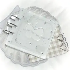 【B8 ましかくバインダー】バタフライ×シルバー2300