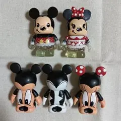 ディズニー バイナルメーション ミッキーマウス ミニーマウス 5点セット