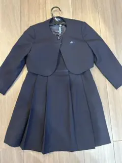 ファミリアお受験セット120　アンサンブル、ブラウス3枚セット