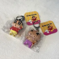 クレヨンしんちゃん キーホルダー しんちゃん ぶりぶりざえもん 2個セット