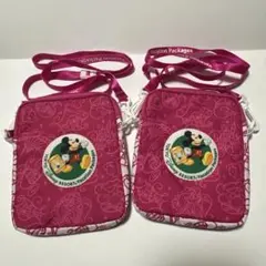 ディズニーバケーションパッケージ　ポシェット ピンク2個セット