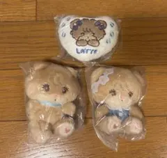 mikko ラテ　クッション　マスコット　ガチャガチャ