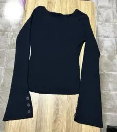 ☆AZUL BY MOUSSY リブニット ブラック☆