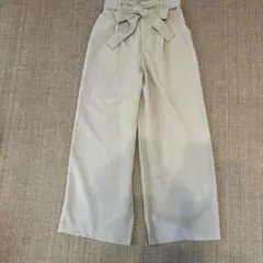 ディスコートリボン付きワイドパンツ S