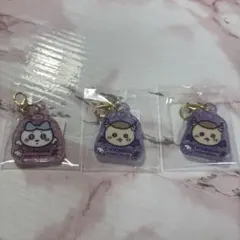 ちいかわてんし‪‪❤︎‬あくま ミニラメアクリルチャーム3点セット