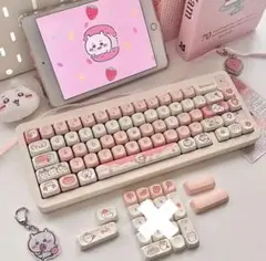 【期間限定価格】ちいかわ キーキャップ moa PBT 95key
