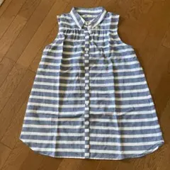 新品　セブンデイズサンディ　リネン混チュニック　Lのサムネイル