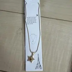星型クリスタルネックレス