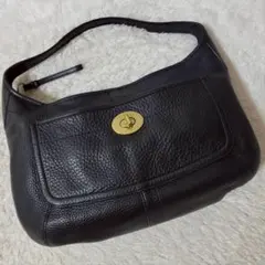 美品✨ COACH XL Ergo Hobo ショルダーバッグ ターンロック 黒